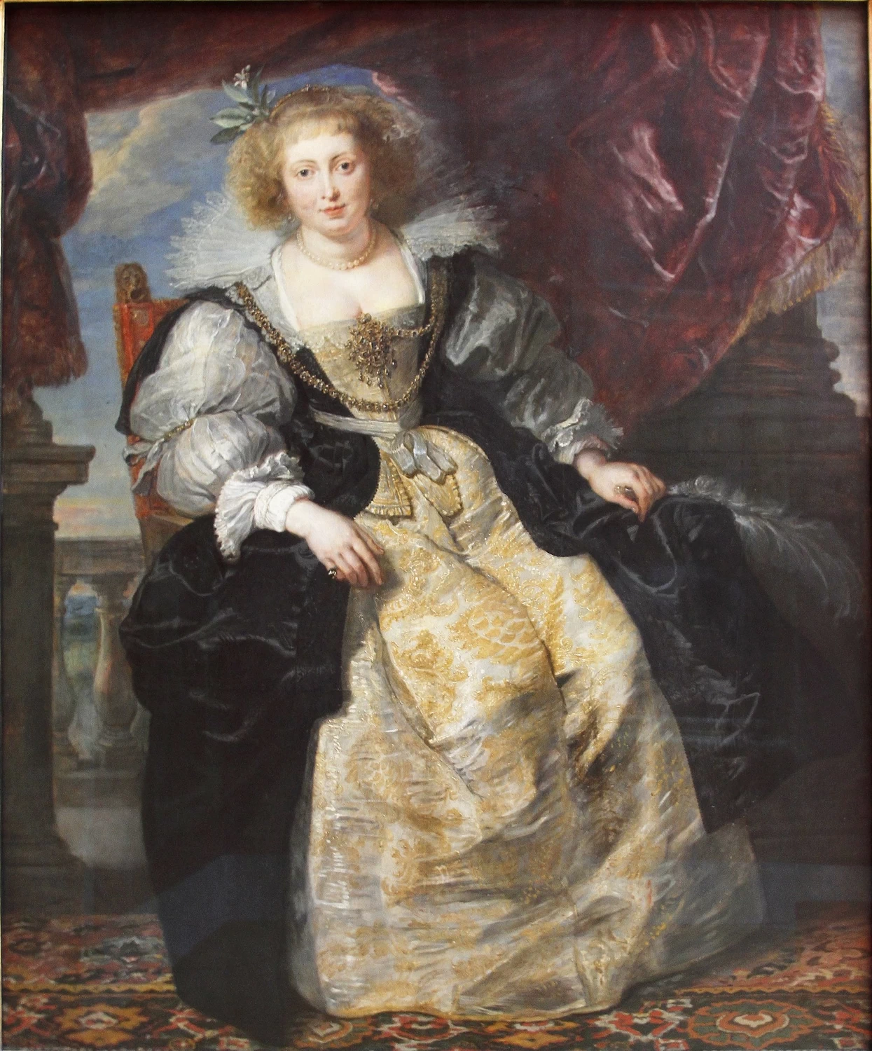 Ritratto di Helene Fourment nel suo abito da sposa - Alte Pinakothek, Munich